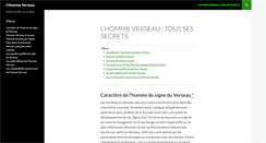 Desktop Screenshot of homme-verseau.com